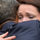 President Obama and parent of Newtown, Conn., shooting victim (Jewel Samad/AFP/Getty Images)